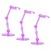 10PCS Action Figure Stand Plastic Translucent Doll Model Support Display Holder Base for 6 Inch