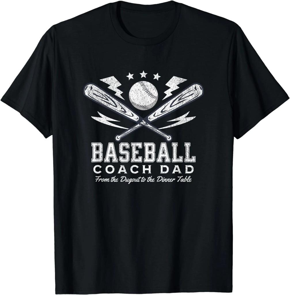Baseball Coach Dad, From the Dugout to the Dinner Table Gift Unisex T-Shirt
