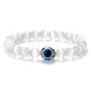 Boho Evil Eye Flower Beaded Stretch Bracelet for Men and Women - Yoga Energy Bracelet