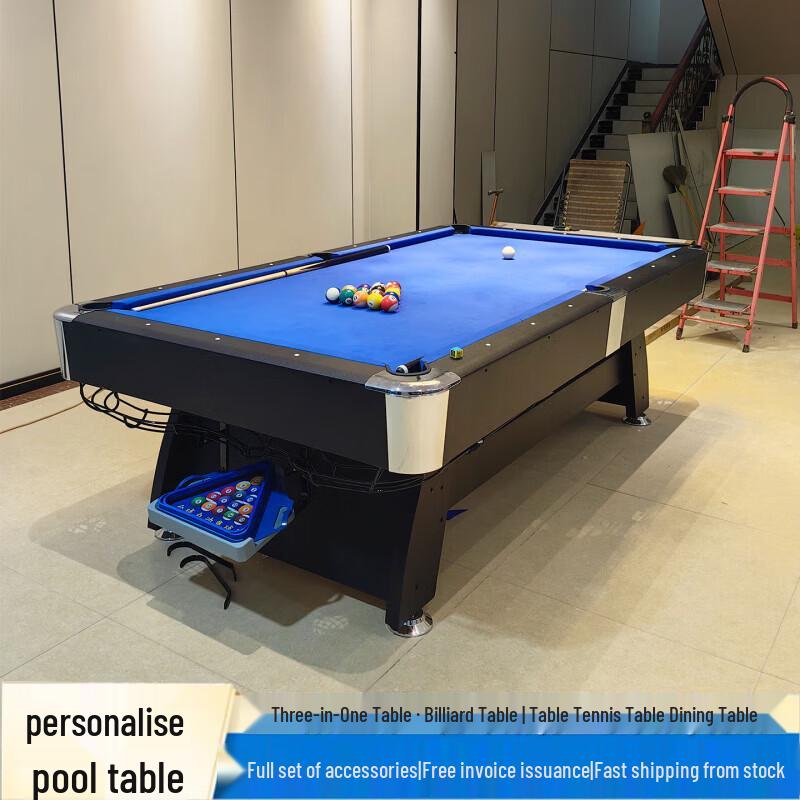 JINGGENG Home Foldable American Pool Table