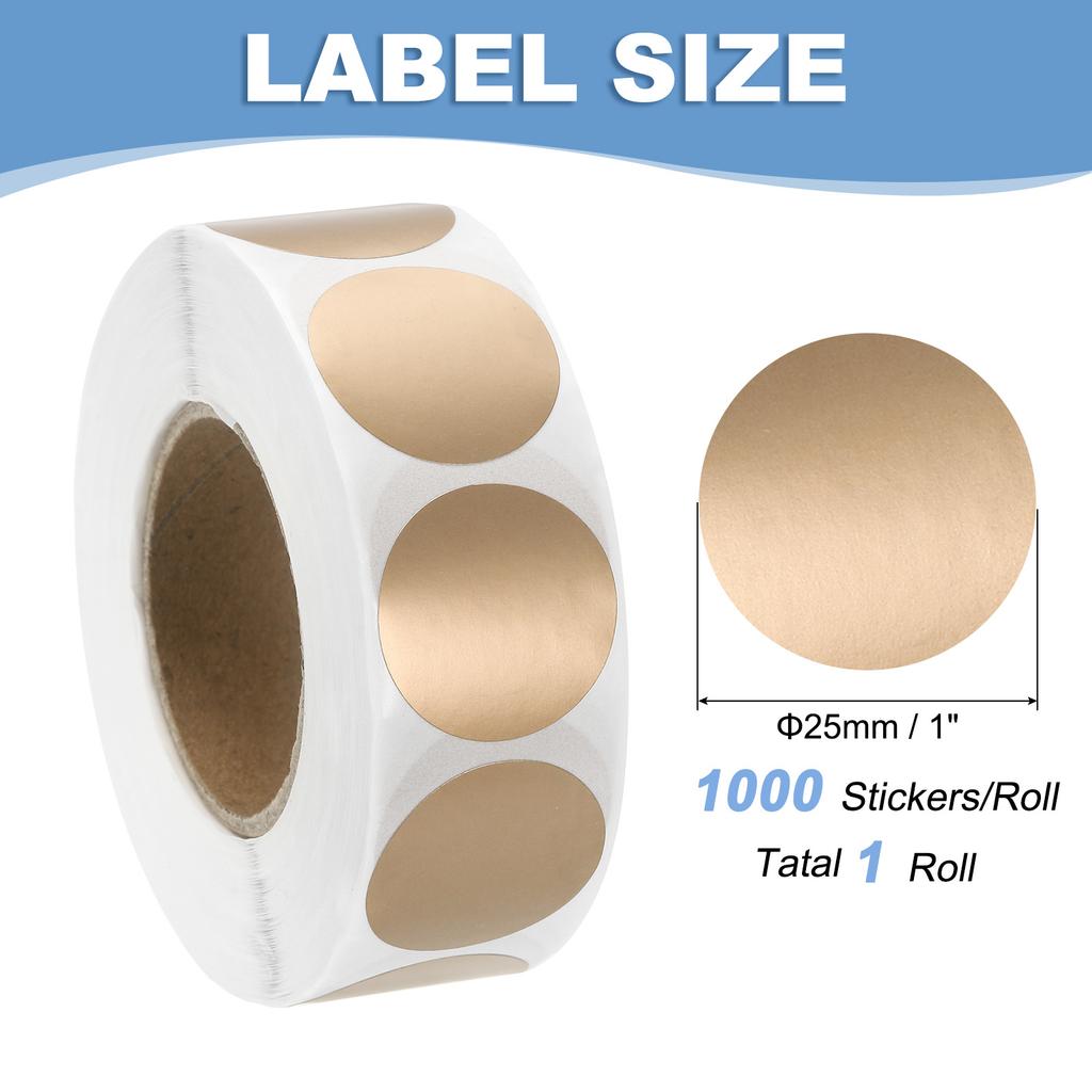 1000Pcs Colored Dot Stickers Color Coding Labels Blank Circle Stickers Adhesive Round Price Stickers for Office 12.7mm 19mm 25mm