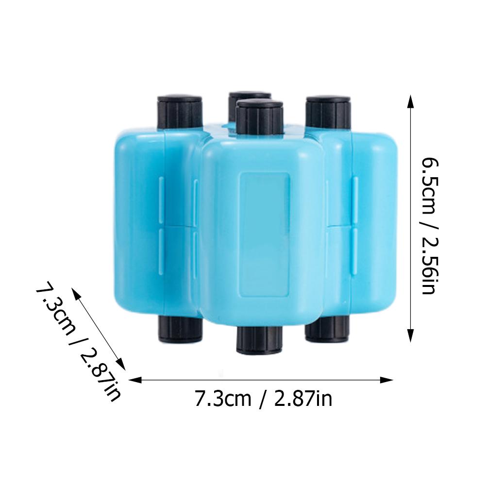 4-in-1 Math Roller Stamp ,Addition Subtraction Multiplication Division Refillable Ink Included Educational Math Practice Tool