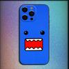 Cute Domo-kun Phone Case For iPhone 16,15,14,13,12,11,Pro,X,XS,Max,XR,Plus,Mini Soft Black Cover