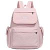 Solid Color Backpack Travel Outdoor Backpack Sports Student Schoolbag