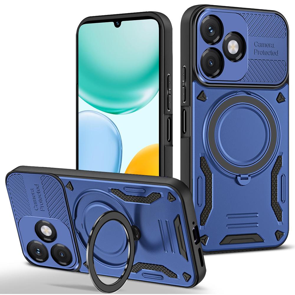 

Magnetic Case For Honor X5c Plus 4G / X5c 4G / Play10A 4G Shockproof TPU + PC Phone Back Cover with Kickstand