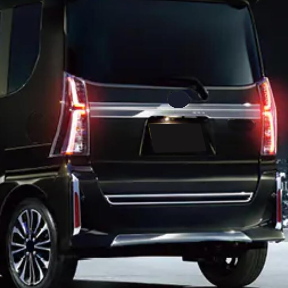 RUIQ Daihatsu Tanto Custom LA650S LA660S Late Model Exclusive Exterior Rear Fog Lamp Garnish Bezel Cover Exclusively Designed for DAIHATSU Tanto