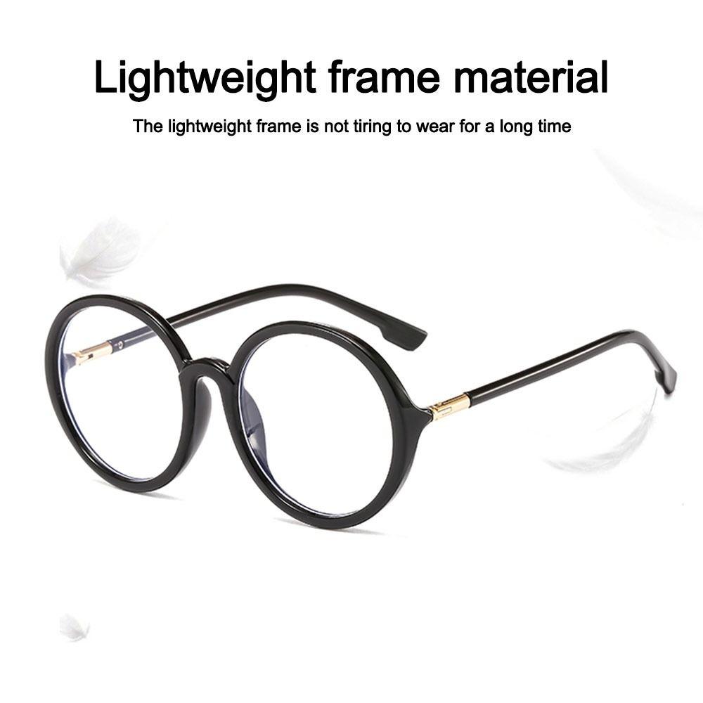 Eye Protection Eyeglasses Round Frame Women Glasses New Anti-Blue Light Glasses Women