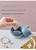 Little Bear Space Capsule Makeup Sponge & Cotton Pad Dustproof Storage Box