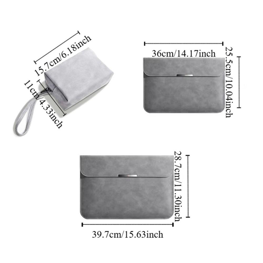 PU Leather Laptop Bag 14/15inch Tablet Cover Fashion Computer Handbags  Business