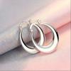 1 Pair Classic Hoop Earrings-Minimalist Geometric Design, Premium Textured Plating |/Daily Accessories/Affordable Luxury Jewelry