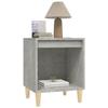 Maison Exclusive - Tables de chevet 2 pcs Gris béton 40x35x50 cm