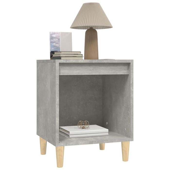 Maison Exclusive - Tables de chevet 2 pcs Gris béton 40x35x50 cm