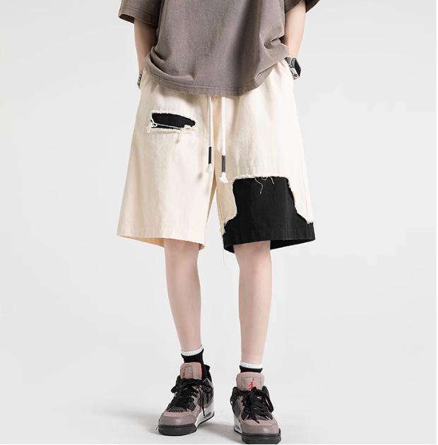 Men's Japanese-Style Loose Fit Retro American Casual Summer Work Shorts