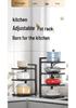 Adjustable Multi-layer Clip-on Sink Storage Rack for Pots