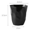 Round Garbage Container Bin Large Capacity Trash Bin Can Wastebasket for Household Bathroom