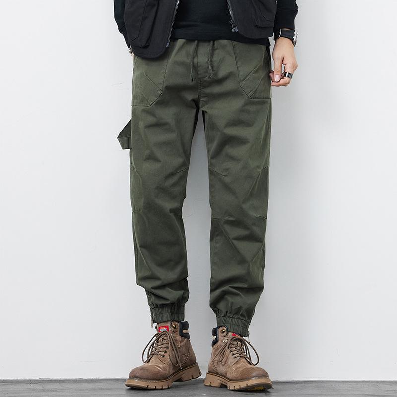 

И Harlan Work Pants Men s Plus Fat Plus Size Trendy Fat Loose Leg Брюки Спортивные Штаны XXXL зелёный