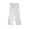 Fila Fusion Simple Versatile Loose Straight Stripe Retro Sports Casual Pants Women Pants White T11W435802FWT