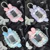 New Pink Bow Card Holder with Ribbon Photo Protector Case Anime Lace Photocard Holder