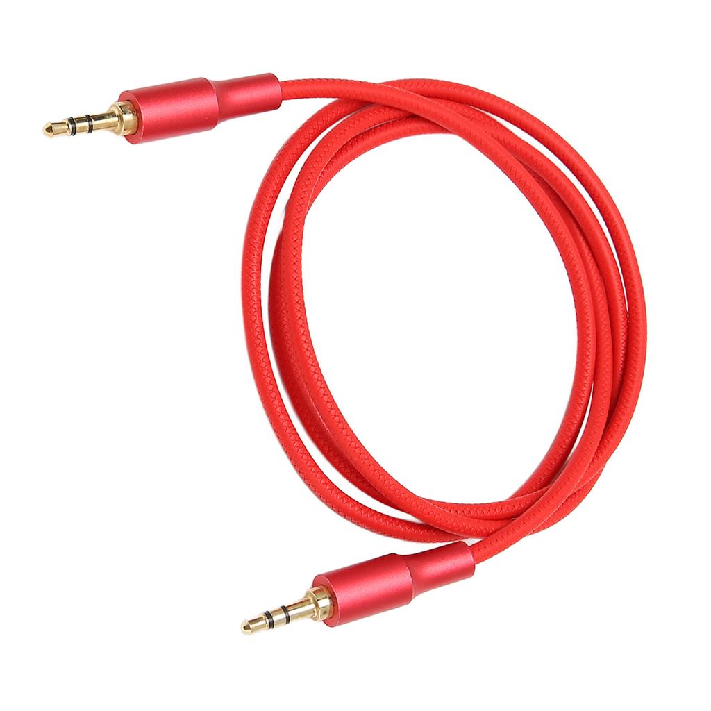3.5mm Male to Male Sound   Cable Professional Nylon Woven 3.5mm Stereo Sound Cord for Earphones Car Speaker 3.3ft