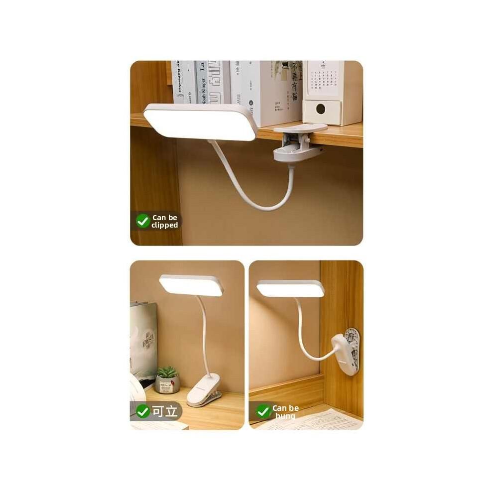 On Clip Led Desk Lamp Adjustable Brightness Room Reading Bedside Light Study