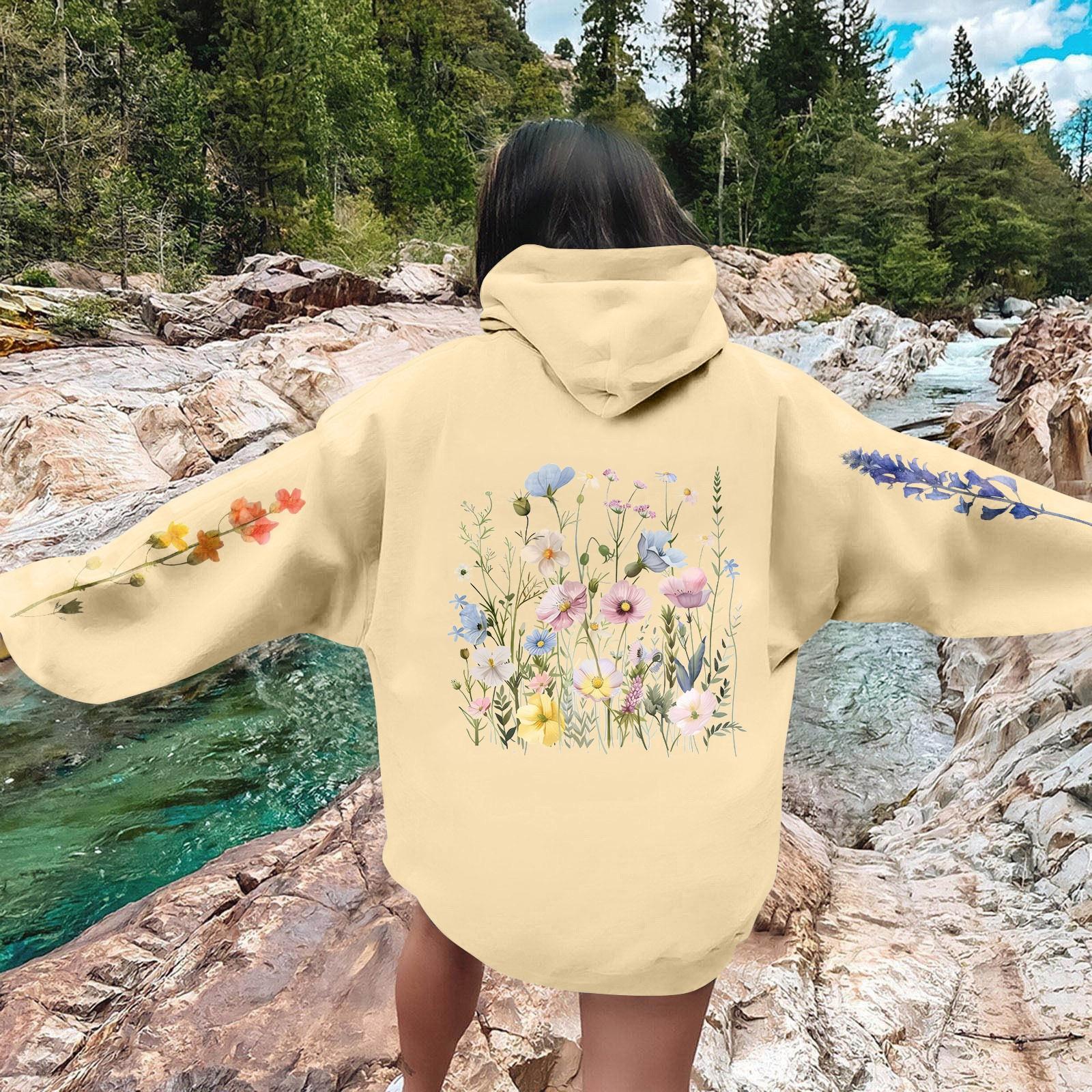 

Женские толстовки оверсайз, пуловеры, толстовки, флисовые свитера с длинными рукавами и карманами, зимне-осенние наряды L бежевый