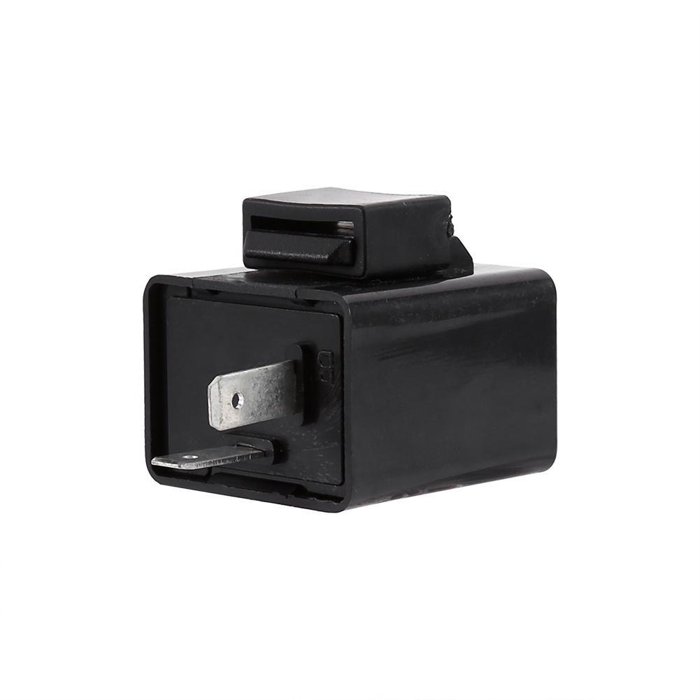 12V 2Pin Motorcycle Adjustable LED Flasher Relay Turn Signal Indicator Advanced SMD Chip Technology
