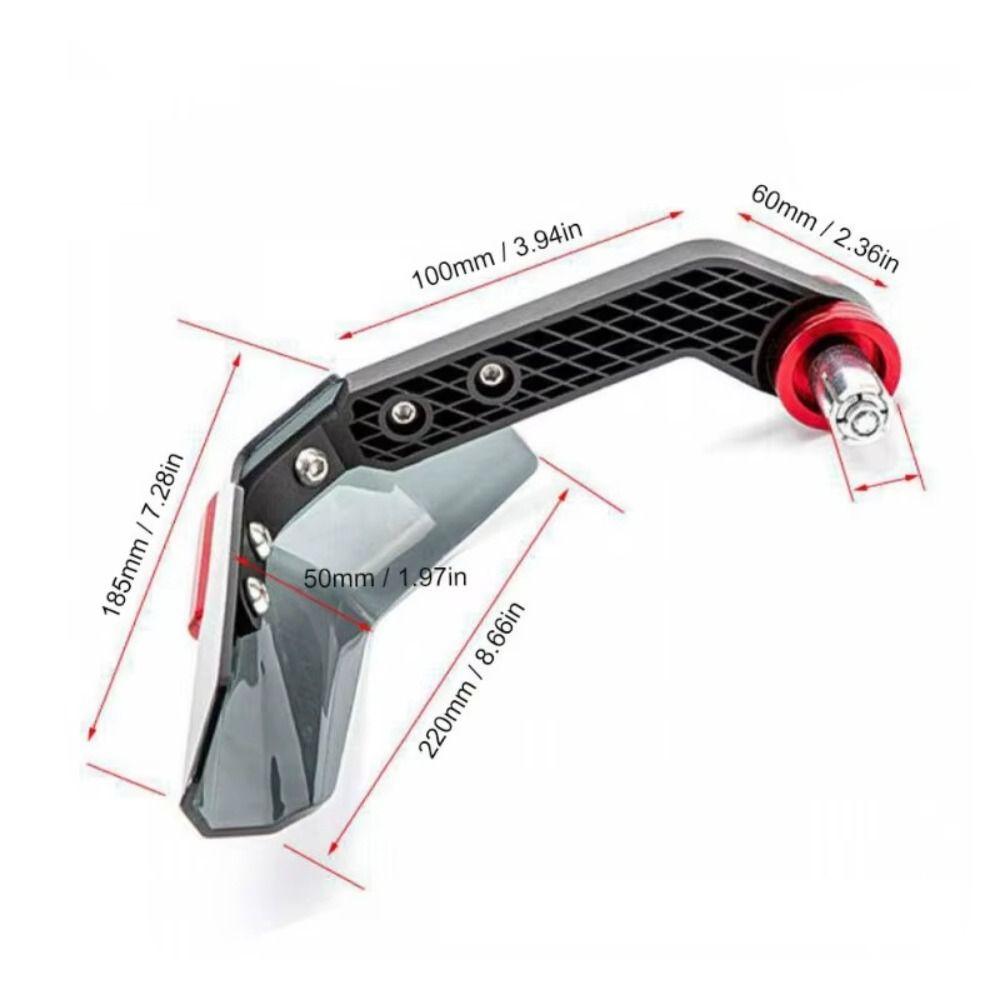 CNC Aluminum Zinc Zinc Alloy Motorbike Hand Guard Windproof Motorcycle Handlebar Guards  Brake Lever