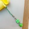 Lucky Green Apple Strap Keychain