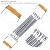 Expander thoracique, Poignée en bois, Ressort détachable, Équipement d'exercice musculaire et de fitness pour la maison, Hommes, Expander thoracique 7-en-1 Développeur