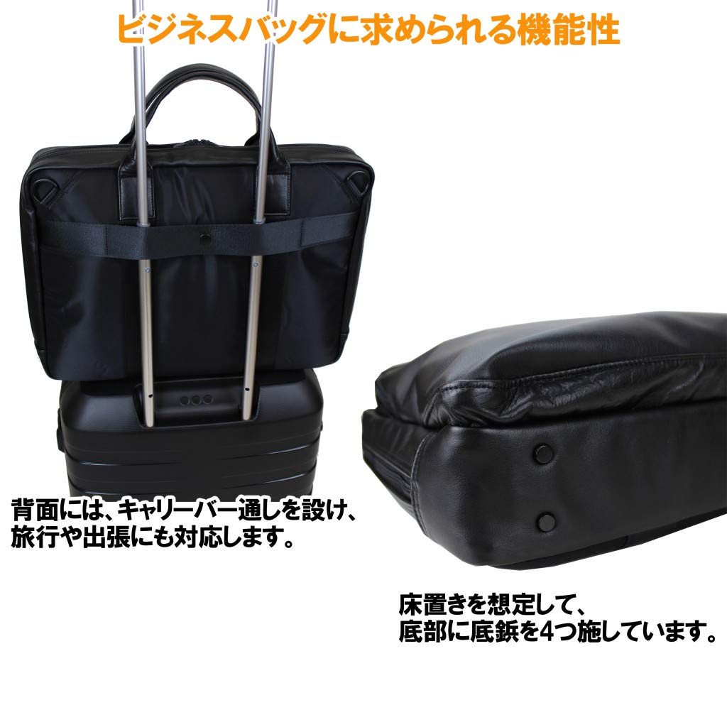 Porter TIME BLACK 2WAY Briefcase [PORTER] 146-05137 Black/10