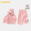 DUUDUU Mädchen Thermo-Fleece Zweiteiler