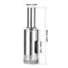 Uxcell 5pcs 16mm 18mm 14mm Diamond Coated Drill Bit Tile Marble Glass Ceramic Hole Saw Drilling Bits DIY Wall Hole Saw Drilling