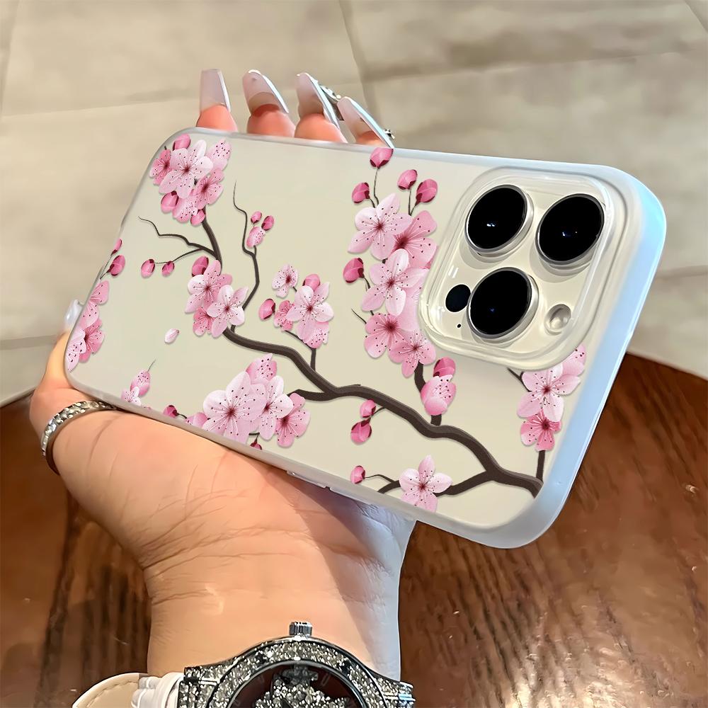

Plum Blossoms On The Tree Soft Phone Case For IPhone 17 16 15 14 13 12 11 Pro Max 7 8 XR XS Transparent Silicone Soft Cover Case iphone 11 Pro