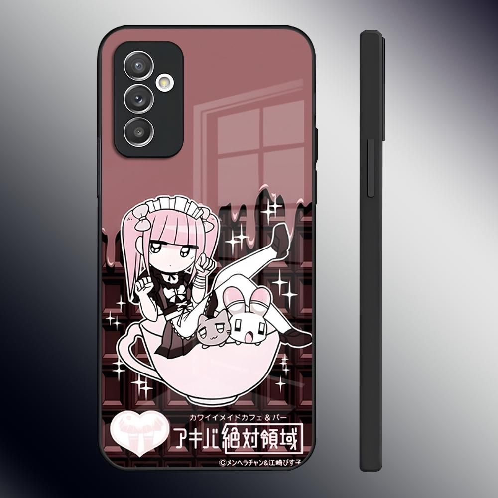 M-Menhera Chan Comic Phone Case For Samsung S24 Ultra S23 S22 S20 Fe S21 Plus A54 A34 A24 A53 A13 A16 Glass Back Cover