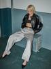 Lige Front Zip Cargo Pants Ash Gray