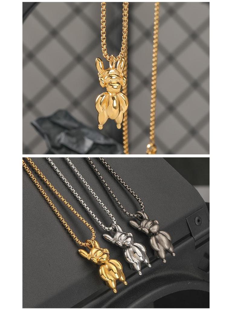 Twelve Zodiac Dragon Titanium Steel Necklace - European & American Original Design