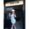 Elegant White Slim Fit Shirt Dress - Chic, Hip-Hugging Design for Women