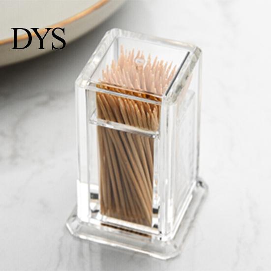 Toothpick Box Bottle Elegant Clean Square Storage Shape No Odor For Home Holder