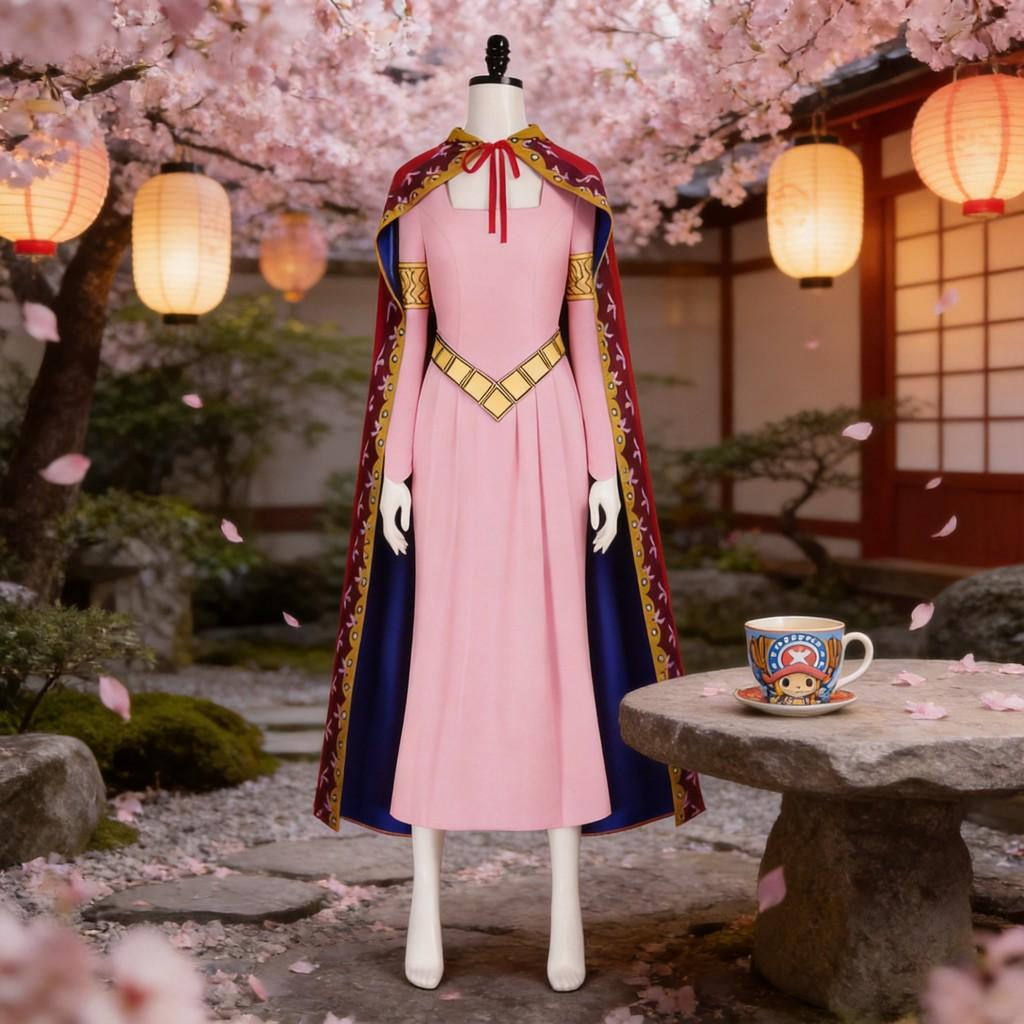 One Piece Nefertari D Vivi Cosplay Costume With Polyester Fabric For Anime Conventions