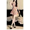 Seaside vacation floral dress women's summer new popular small man huge good-looking beautiful waist skirt