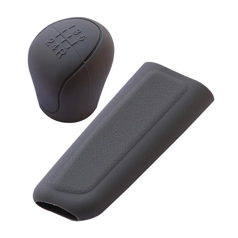 Auto Car Silicone Gear Shift Knob Cover Gear Shift Non Slip Grip Handle Protective Cover Cap Manual 5 6 Speed Car Accessories