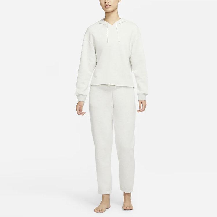 Nike Cozy Knit Joggers With Drawstring Women Bottoms Light-Silver-Gray DD5797-050