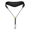 Tracolla per Sassofono Sax Cintura a Tracolla in Pelle Nera per Sassofono Contralto/Tenore/Soprano Accessori per Strumenti a Fiato