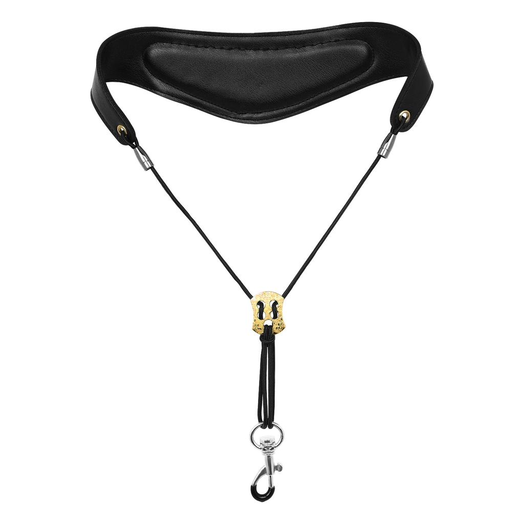 Tracolla per Sassofono Sax Cintura a Tracolla in Pelle Nera per Sassofono Contralto/Tenore/Soprano Accessori per Strumenti a Fiato