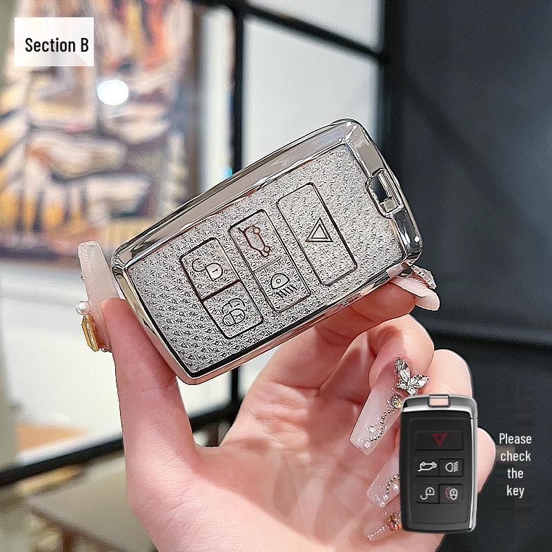 Wysokiej klasy etui na klucze z klamrą do modeli Range Rover Sports z lat 2013-2025