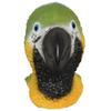 Novelty Parrot Mask Latex Rubber Animal Bird Head Mask for Halloween Cosplay Costume Party Props