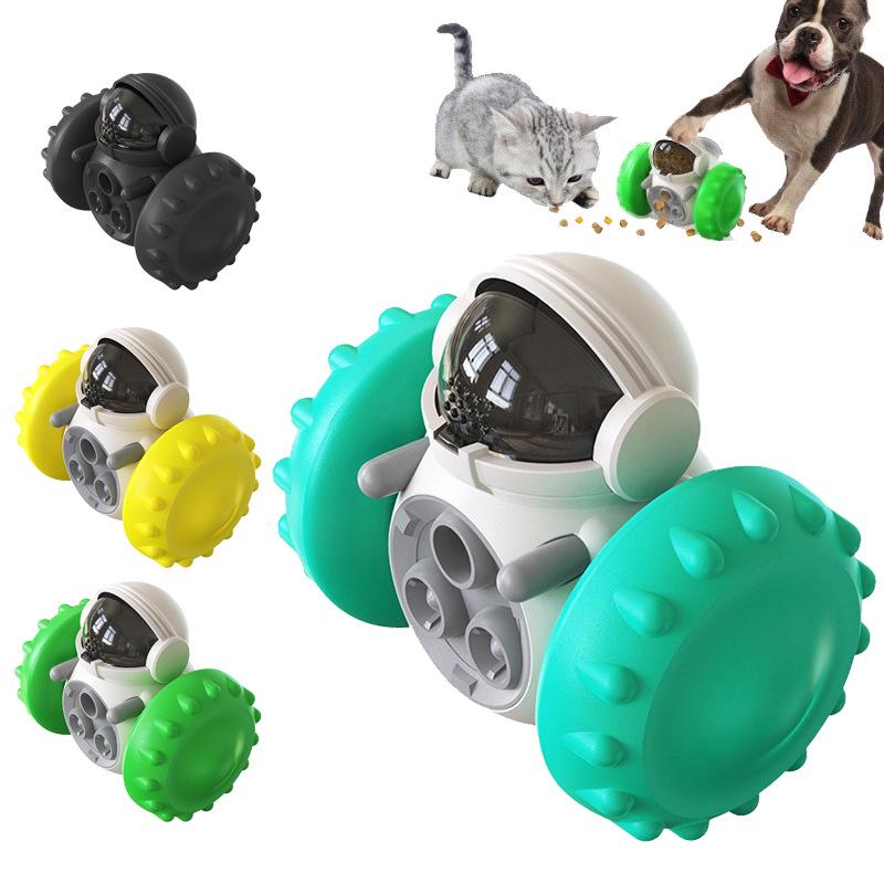 Haustier Schaukel Becher Spielzeug: Interaktiver Futterspender für Hunde und Katzen