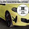 Car Front Bumper Side Spoilers For BMW 1-Series F40 118i M135i 128ti 120d Air Vent Splitter Lip Spoiler Wind Knife N2E7