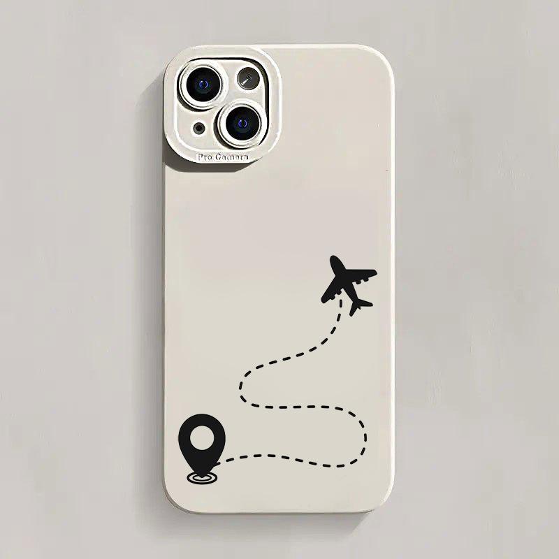 Travel Pattern Phone Case For iPhone 12 17 16 15 14 13 11 Pro Max For iPhone 7 8 16 15 14 Plus XS XR Shockproof Protective Funda