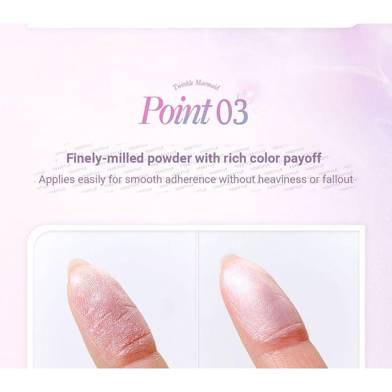 DASIQUE Shine Glowy Highlighter Palette Twinkle Mermaid Collection